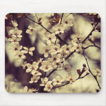 Plum tree blossom mousepad
