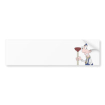 plumber bumper sticker