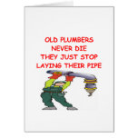 PLUMBER GREETING CARDS
