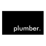 plumber. (colour customizable) business card templates