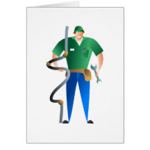 Plumber Greeting Cards