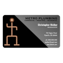 Plumber Plumbing Business Cards