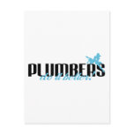 Plumbers Do It Better! Postcard