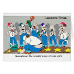 Plumbers Hall Of Fame Funny Gifts & Collectibles Card