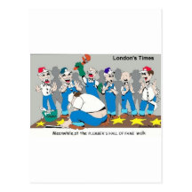 Plumbers Hall Of Fame Funny Gifts & Collectibles Post Cards