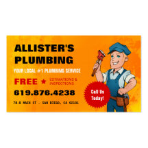 Plumbing Business Card