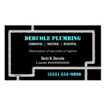 Plumbing Pipes Business Card