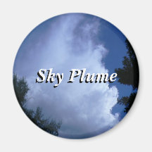 Plume de ciel aimants pour réfrigérateur