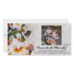 Plumeria Orchid Lei in Sand Photocard