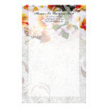Plumeria Orchid Lei in the Sand Stationery