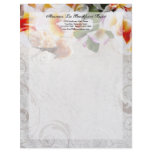Plumeria Orchid Lei / Sand Beach Letterhead