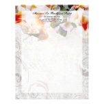 Plumeria Orchid Lei / Sand Beach Letterhead