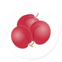 Plums Stickers