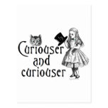 Plus curieux et plus curieux carte postale