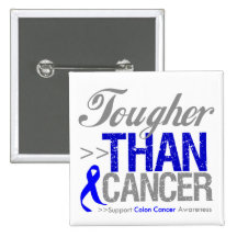 Plus dur que le Cancer - cancer du colon Badges