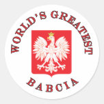 Plus grand Babcia du monde Adhésifs