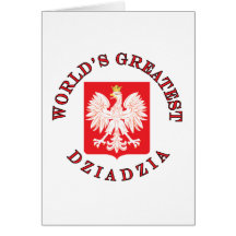 Plus grand Dziadzia du monde Cartes De Vœux