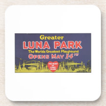 Plus grande Luna Park Coney Island Sous-bocks