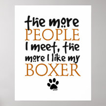 Plus les personnes je rencontre… la version de box posters