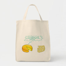 Plus saint drôle que le fromage de mille sacs en toile