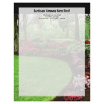 Plush Green Landscape Lawn Care Business letterhead
