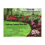 Plush Green Landscape Lawn Care Business postcards