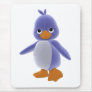 Plushie Blue Toon Penguin Mousepad