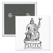Pluto Pinback Button