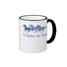 Plutôt monte - dire de cheval tasse à café