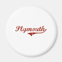 Plymouth Indiana Classic Design Magnets