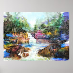 PMACarlson Buttermilk Falls III  Poster posters
