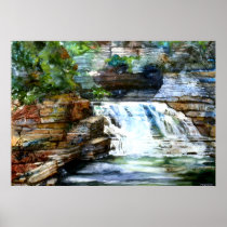 PMACarlson Buttermilk FallsII Poster