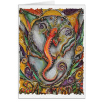 PMACarlson Fire Salamander Card