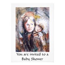 PMACarlson Papoose Baby Shower Invitation