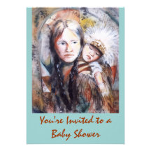 PMACarlson  Papoose Baby Shower Invitation