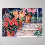 PMACarlson  Summer Begonias Poster posters