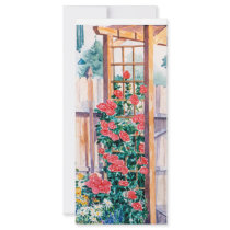PMACarlson Tropicana Roses Bookmarker Rack Card Template