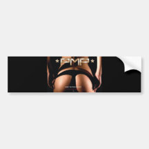 PMP Sticker - female bod included Bumper Sticker