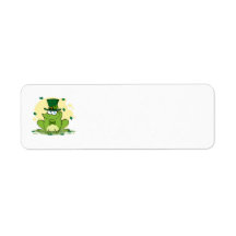 png_4678-Safe-Happy-Irish FROGGY FROG Clovers Custom Return Address Label