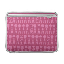 PNK Pattern MacBook Sleeve