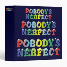 Pobody's Nerfect Bold 1.5" Binder
