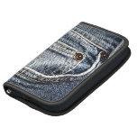 Poche de blue-jean de denim de Faux Agenda