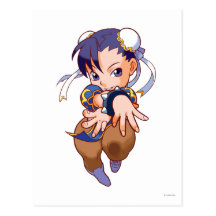 Pocket Fighter Chun-Li Postcards