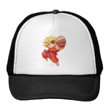 Pocket Fighter Ken Mesh Hats