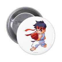 Pocket Fighter Ryu 2 Pinback Button