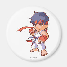 Pocket Fighter Ryu Fridge Magnet