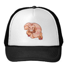 Pocket Fighter Zangief 2 Mesh Hats