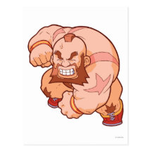 Pocket Fighter Zangief 2 Postcards