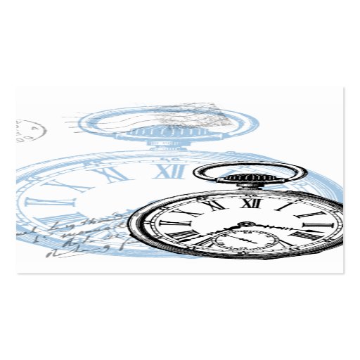 Pocketwatch  Watch Clock Business Cards