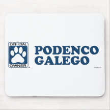 Podenco Galego Blue Mouse Pad
